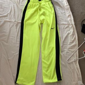 Men’s yellow and black Nike sweats